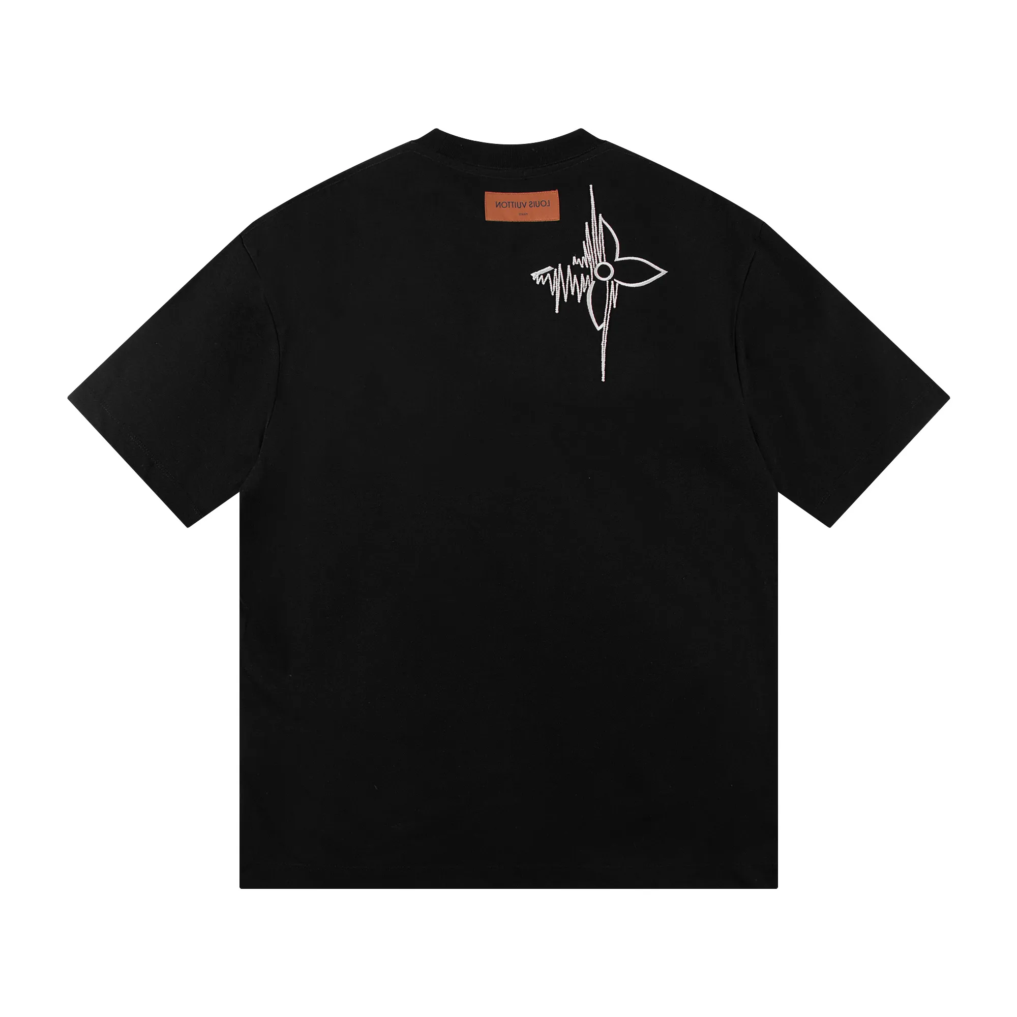 🅿️160 Style: 2026 new Louis Vuitton short-sleeved T-shirt Material: High version 300g double yarn combed cotton Size: S～XL Color: black white Style number: H2003